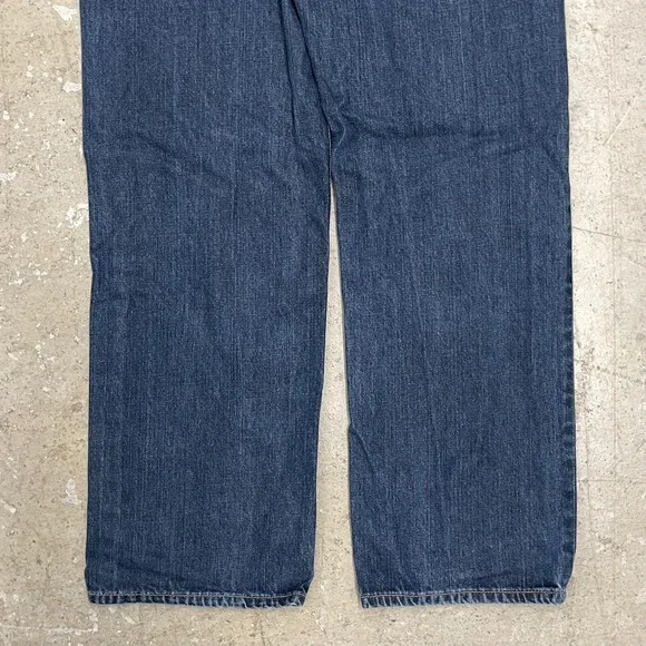 Levis Jeans Men 38x31 Blue Pants 559 Relaxed Straight Baggy Dark Denim Tag 38x32 - Picture 6 of 16